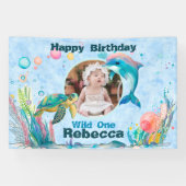 Wild One Undersea 1er anniversaire Bannière photo (Horizontal)