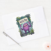 Wild One Vierkante Sticker (Envelop)
