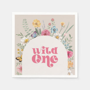 Wild One Wildflower Party Papier Servetten