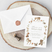Wild One Woodland Anniversaire Fête Invitation