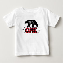 Wild One Woodland Beer Pset 1st Birthday T-Shirt