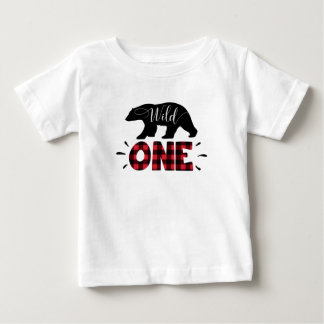 Wild One Woodland Beer Pset 1st Birthday T-Shirt