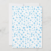 Wild One Zoo Animaux Garçon Baby shower Invitation (Dos)