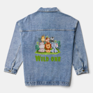 Wild One Zoo Anniversaire Safari Jungle Animal Bab