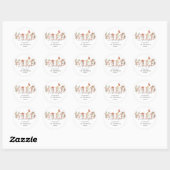 Wild & Onederful Wildflower 1e Verjaardag Sticker (Vel)