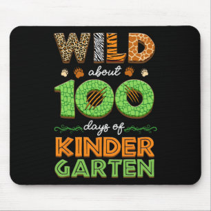 Wild Ongeveer 100 dagen kleuterschool 100ste dag v Muismat