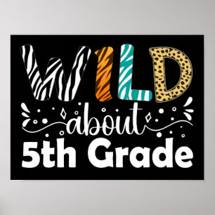 Wild Ongeveer 5e klas terug naar school Grappig Poster