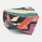 Wild, oorspronkelijk abstract stropdas (Opgerold)