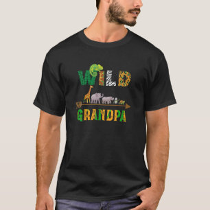 Wild Opa Verjaardag Zoo Field Trip Squad Matchin T-shirt