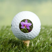 Wild Orchid Paarse Tropische Bloem Golfballen (Insitu Shirt)