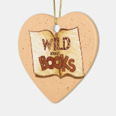 Wild Over Boeken die het Ornament van het Hart lez (Links)