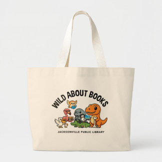 Wild Over Boeken Groot Grote Tote Bag