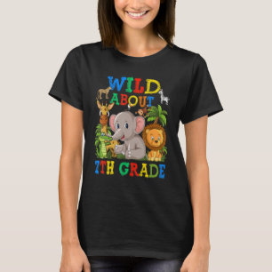 Wild over dieren in de jungle van groep 9 t-shirt