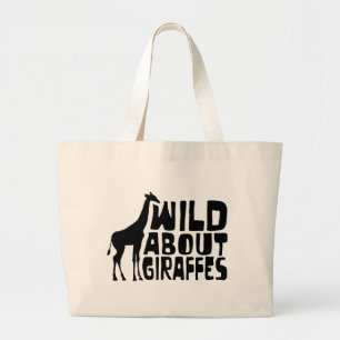 Wild Over Giraffes Grote Tote Bag