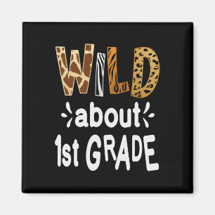Wild Over Graad 1 Welkom Byck Naar School Eerst Magneet