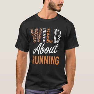 WILD Over Hardlopen Actieve Kleding Kunst T-shirt