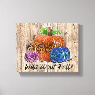 Wild over Herfst-luipluiers Canvas Afdruk