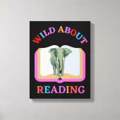 WILD OVER HET LEZEN CANVAS AFDRUK (Voorkant)