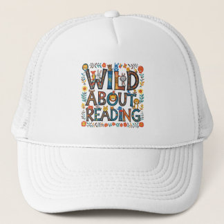 Wild Over Het Lezen Van Schattigee Oerwouden Diere Trucker Pet