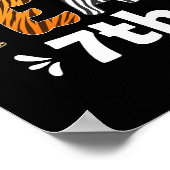 Wild Over het onderwijzen van de 7e klas grappige  Poster (Hoek)