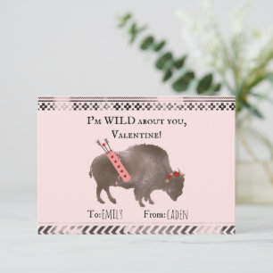 Wild over je Valentijn Bison Buffalo Cupid