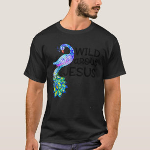 Wild Over Jezus VBS Zondagsschoolleraar Peacock T-shirt