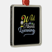 Wild over leren metalen ornament (Rechts)