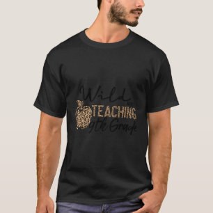 Wild over lesgeven school crew team 9e klas thee t-shirt