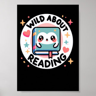 Wild Over Lezen Engelse Leraar Basisonderwijs Gram Poster