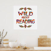 Wild over lezen poster (Keuken)