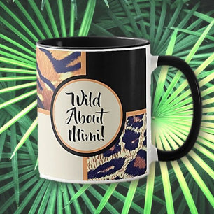 Wild over Mimi Animal Print cadeau Mok