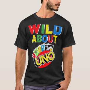 Wild over Uno Party Decorations 1st verjaardag T-shirt