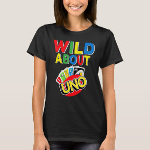 Wild over Uno Party Decorations 1st verjaardag T-shirt