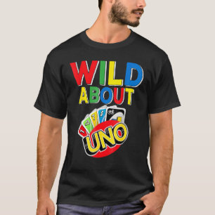 Wild over Uno Party Decorations 1st verjaardag T-shirt