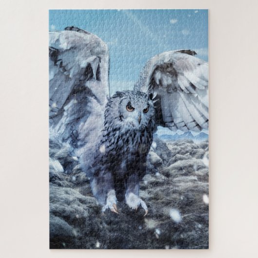 Wild Owl Legpuzzel (Verticaal)