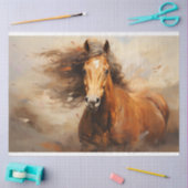 Wild Paard 5 Decoupage papier (Craft)