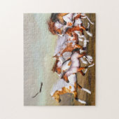 wild paard kudde puzzel (Verticaal)