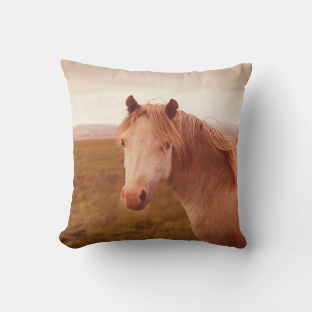  wild paard kussen (Voorkant)