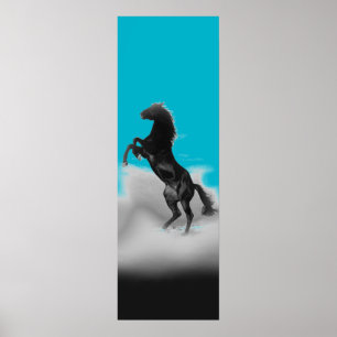 Wild paard poster