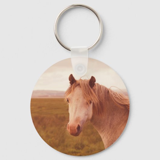  wild paard sleutelhanger (Voorkant)