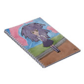 "Wild Paars"-laptop Notitieboek (Rechterzijde)