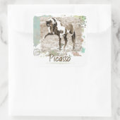 Wild Paint Paard Picasso Grote Foto Sticker (Tas)