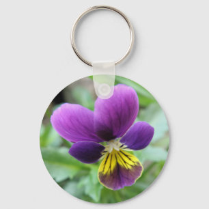 Wild Pansy Sleutelhanger