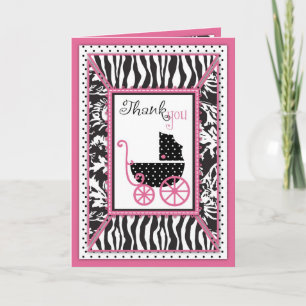 Wild Patchwork-TY-kaart Bedankkaart