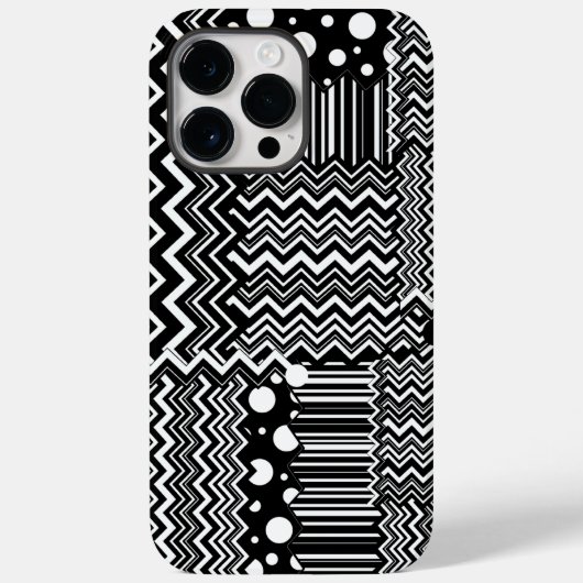 Wild Patchwork Zig-Zags Case-Mate iPhone Case (Achterkant)