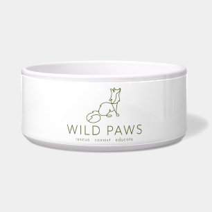 Wild Paws Keramische Voerbak voor Huisdieren (Groo Voerbakje