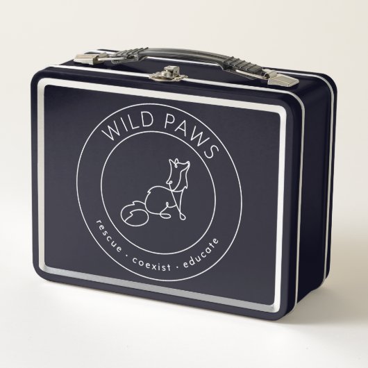 Wild Paws Metal Lunchbox (Devant)