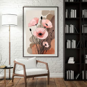 wild-petaalfluisteraars foto afdruk