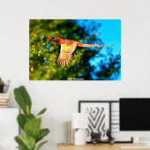 Wild Pheasant Poster (Thuiskantoor)
