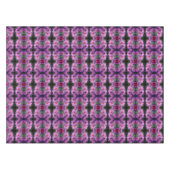 Wild Pink Asters Flower Art Abstract Tafelkleed (Voorkant (Horizontaal))